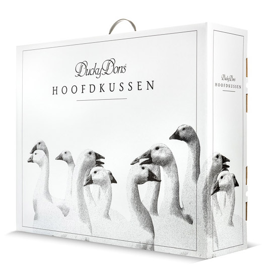 Hoofd films Oplossen Ducky Dons 30% eendendons kussen (60x70cm) | Donskussen.nl
